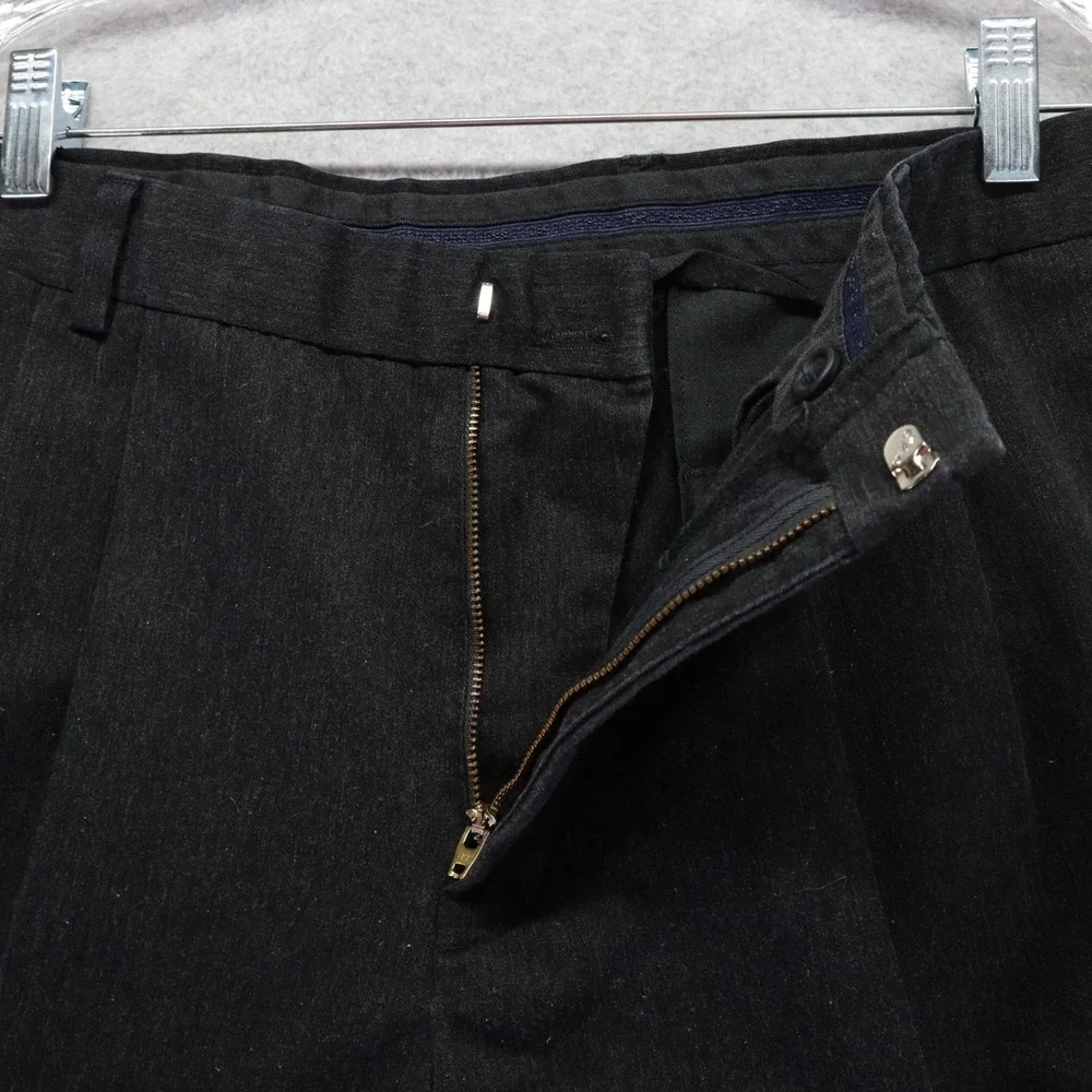 Dockers‎ Pants Mens 38x34 Stain Defender Khaki Business Cuffed Pleated Dark Gray